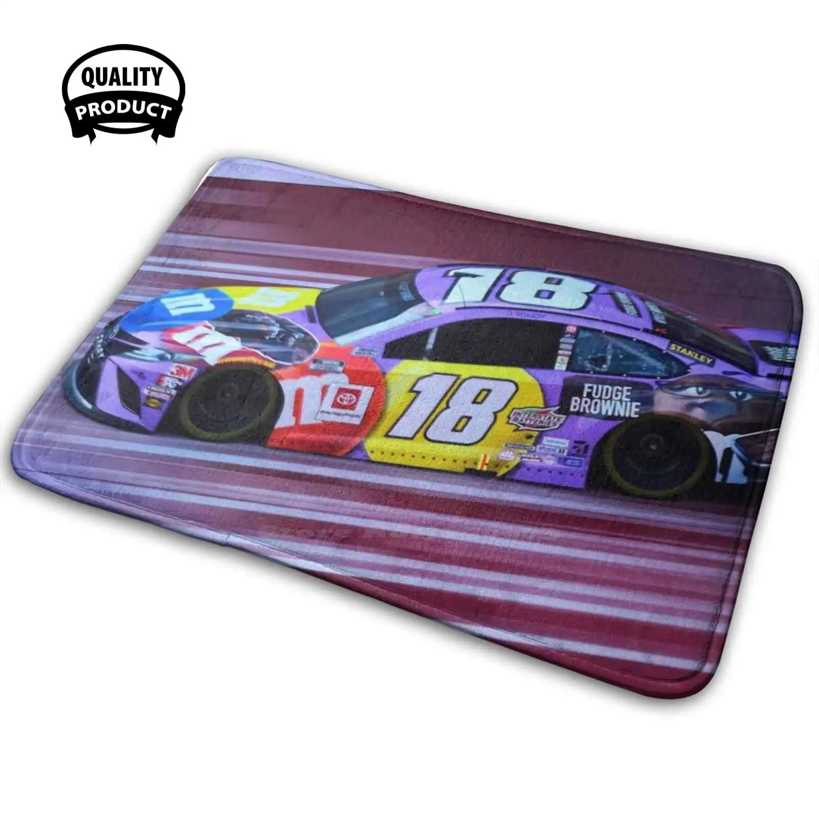 Racing 2020 Soft House Family Anti-Slip Mat Rug Carpet Stock Car Racecar Sports Daytona 500 Usa Oval | Дом и сад