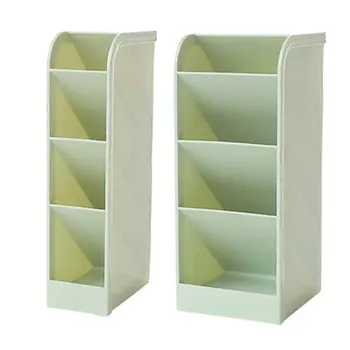 

Four-Grid Ergonomic Desk Storage Box Drawer Organizer Inclined Pen Holder Rectangular Organizer Organizing