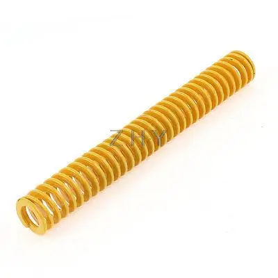 

Yellow Light Load Press Flat Coil Compression Die Spring 20mm x 10mm x 150mm