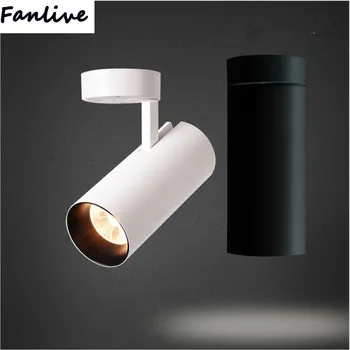 

10pcs dimmable Rotating Downlights Surface Mounted adjustment COB AC85-265V 15W 20W 30W LED Ceiling Lamp Spot lights