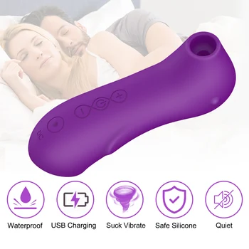 10 Modes Clit Sucker Vibrator Powerful Vacuum Clit Sucking Nipple Sucking Tongue Vibrating Oral Licking Sex Toys for Women 5