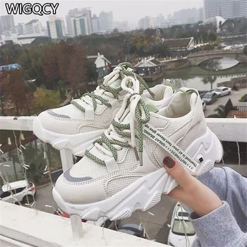 

2020 New hot shoes woman Stylish comfortable women's shoes breathable reflective casual shoes sneakers tenis feminino D068