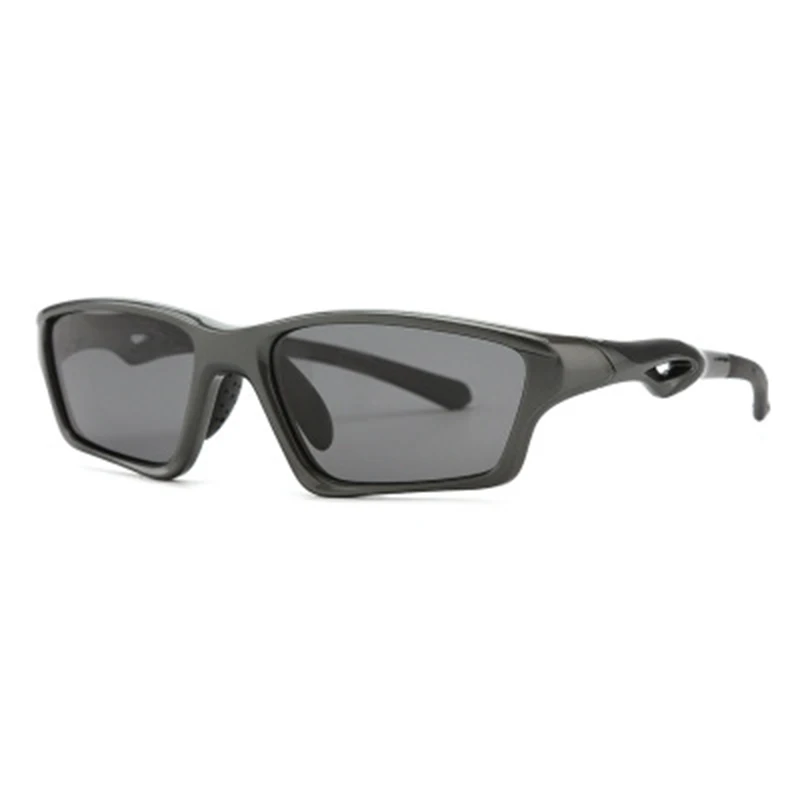 Polarized Sports Glasses Frame Men Driving Basketball Eyeglasses Man Anti Explosion Prescription Spectacles High Quality - Цвет оправы: gray Polarized