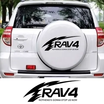 

Racing Car Spare Tire Stickers for Toyota RAV4 Auto Graphic Vinyl Film Spare Wheel Cover Decals Auto Body Decoration Accessories