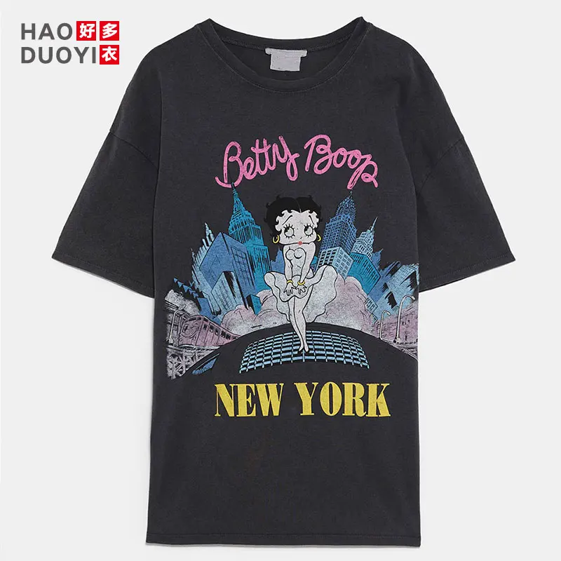 Cool Printed Short Sleeve Loose-fit 