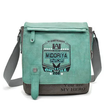 

cosplay Anime Boku No My Hero Academia Midoriya Izuku Multifunctional Canvas Shoulder Messenger Bag Student Satchel Gift