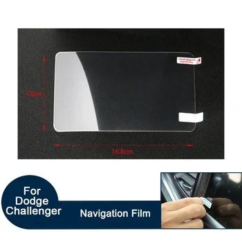 

Car Interior Navigation Protective Nano Film set for Dodge Challenger Prevent Scratching Anti-dust film Stickers Accessories