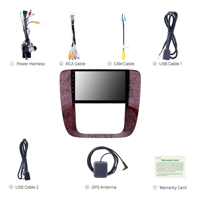 Harfey " Android 8,1 Автомобильный gps Navi Радио 2din для 2007-2012 GMC Yukon/Acadia/Tahoe Chevy Chevrolet Tahoe/Suburban Buick Enclave