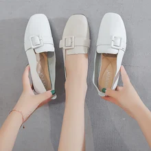 Новинка года; женские лоферы на мягкой подошве; Повседневная обувь из искусственной кожи на плоской подошве; женские мокасины без застежки; женские мокасины