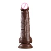 Big black giant dildo realistic for women sex PVC dildo with strong suction cup 3