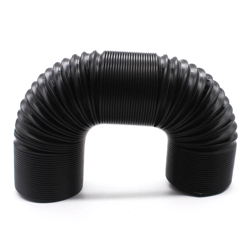 1 Set Universal Car 3 inch Carbon Fibre Cold Air Filter Feed Enclosed Air Intake Induction Pipe Hose Kit Bellows Intake Hose (8)