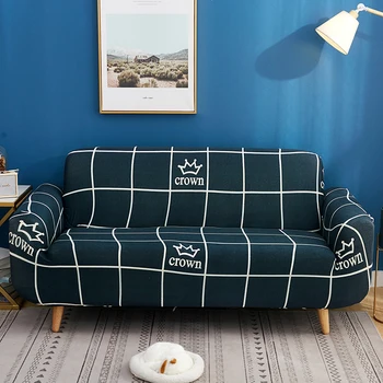 

Stretch Slipcovers Sectional Elastic Stretch Sofa Cover for Living Room Couch Cover L shape Armchair Cover Single/Two/Three seat