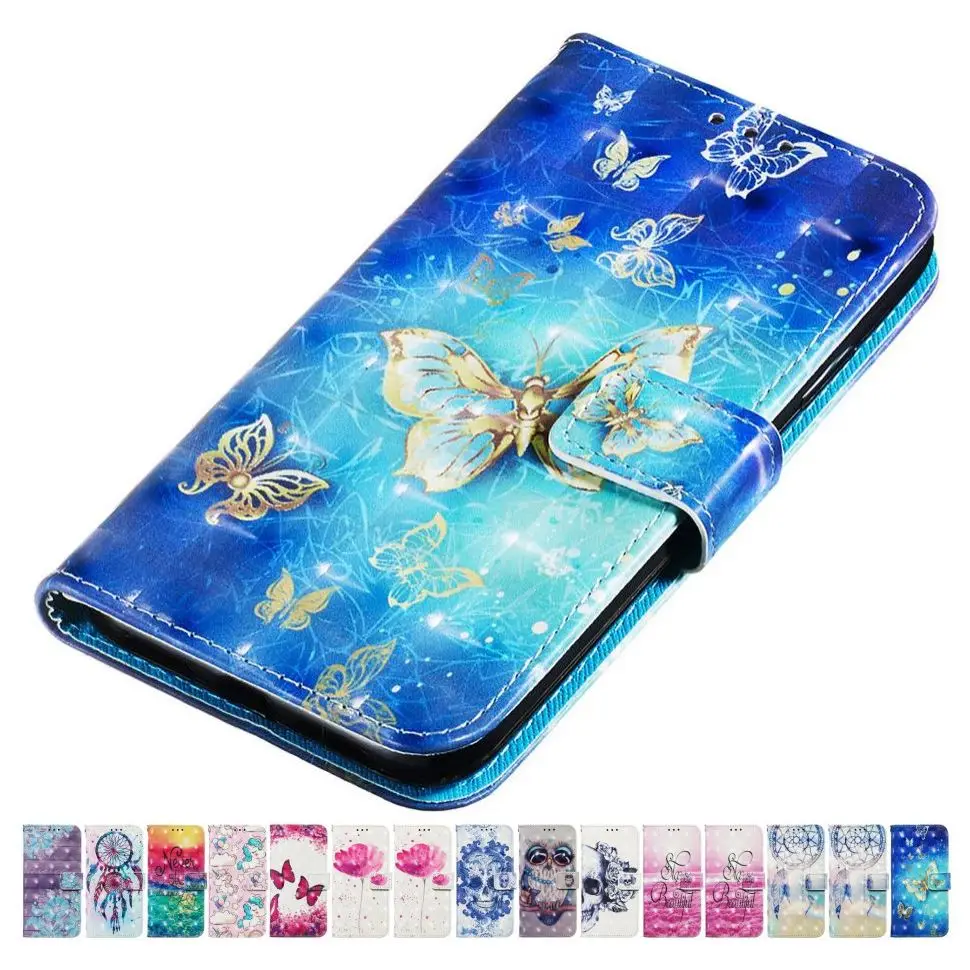 Флип-чехол для телефона Boy Girl Samsung Galaxy S10 Lite A01 A11 A41 A51 A71 M11 M31 M80S S9 Plus S20 Ultra Flower Butterfly