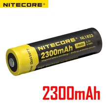 Nitecore NL1823(NL183) 18650 2300mAh 3,7 V 8.5Wh перезаряжаемый литий-ионный аккумулятор высокого качества с защитой