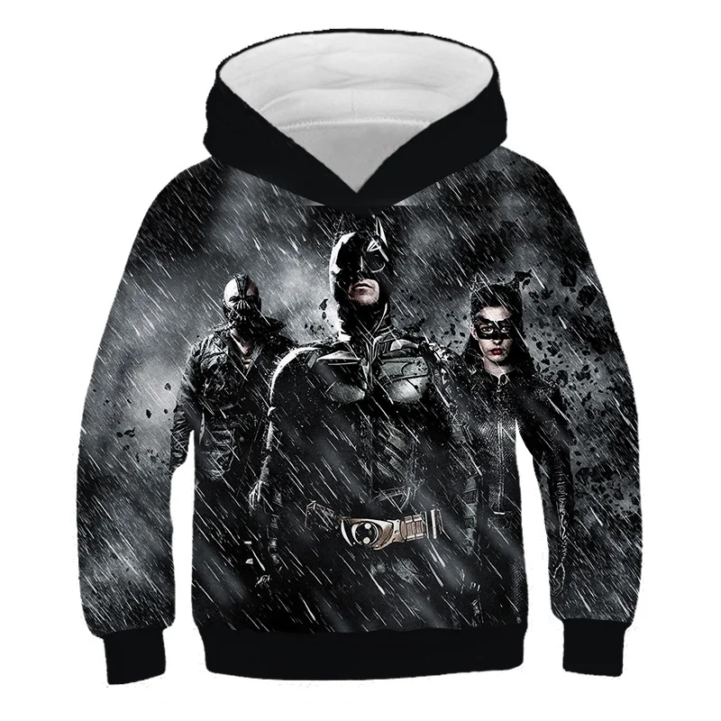 

2019 New Children Hoody Spring Baby Girls Sweatshirt 3D Batman Hoodie Kids Boys Sport Suit Avengers Hero Print Pullover Clothing