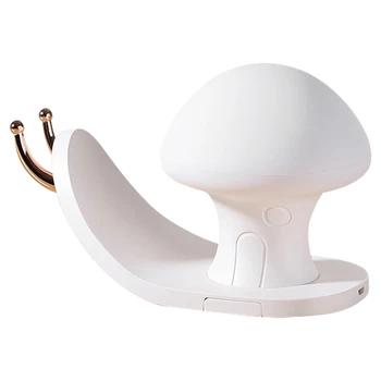 

Creative Snail House Night Light Snail Silicone Mushroom Light USB Rechargeable LED Light