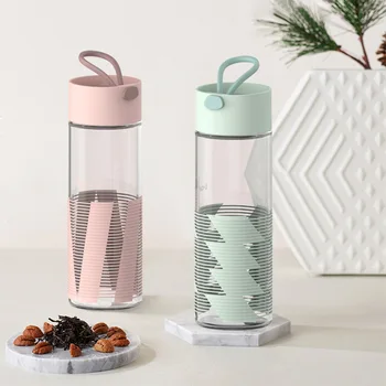 

Glass High Borosilicate Glasses Non-Slip Heat Resistant Men and Women Students Exquisite Fashion Hand Cup