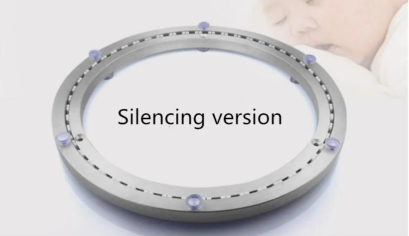 Высококачественный алюминиевый сплав Lazy Susan глушитель вращающийся подшипник поворотный стол поворотная пластина для стеклянного мраморного круглого стола