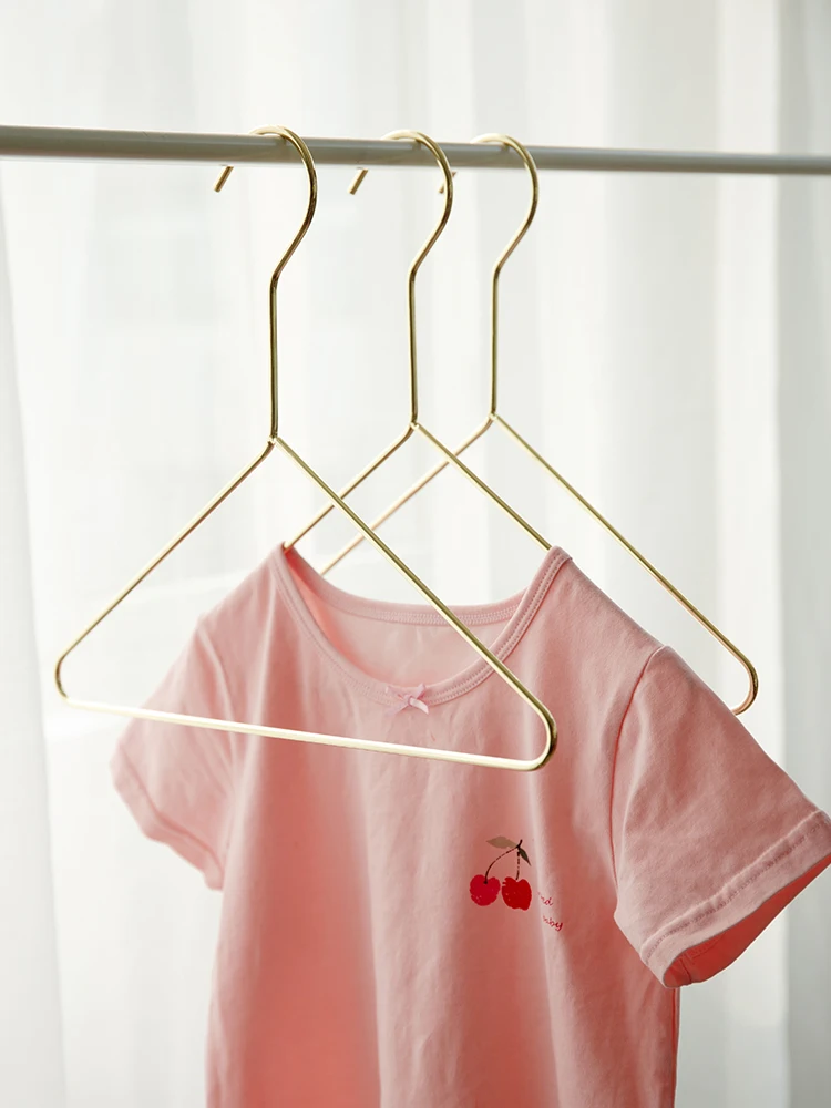 NordicGoldIronMiniCoatHangerWallHookStorageRackHomeOrganizerDecorationAccessoriesForBabyKidClothesDressTowel