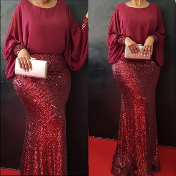 

MD African Dresses For Women 2020 New Summer Ankara Maxi Dress Elegant Ladies Sequin Sparkly Party Dress Fashion Bodycon Vestido