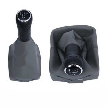 

10x Polo 5 Speed Gear Shift Knob Leather boot Accessories