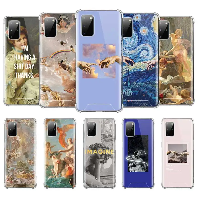 Чехол для Samsung Galaxy S10 S20 Ultra S10e S9 S8 Plus Note 9 10 Lite Осенняя защитная подушка безопасности