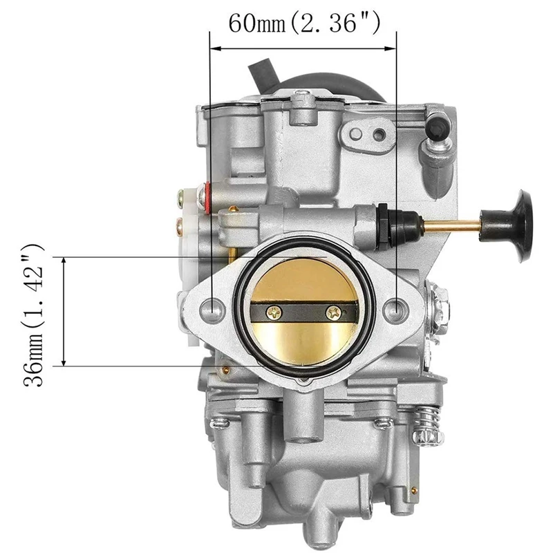 Карбюратор для ATV Yamaha 1987-1990& 1992-1995 Moto-4 350 YFM350, 1987-2004 воин 350 YFM350, 1996-1998 Кадьяк 400 YFM40