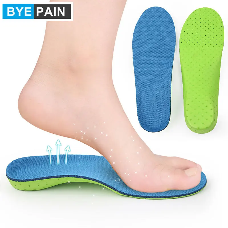 1Pair BYEPAIN Athletic Shoes Insoles Comfort Sports Foam Inserts