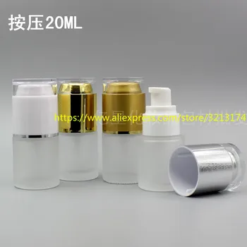 

wholesale 20ml clear frosted glass bottle atomizer. perfume lotion essential oil moisturizer facial water cosmetic container