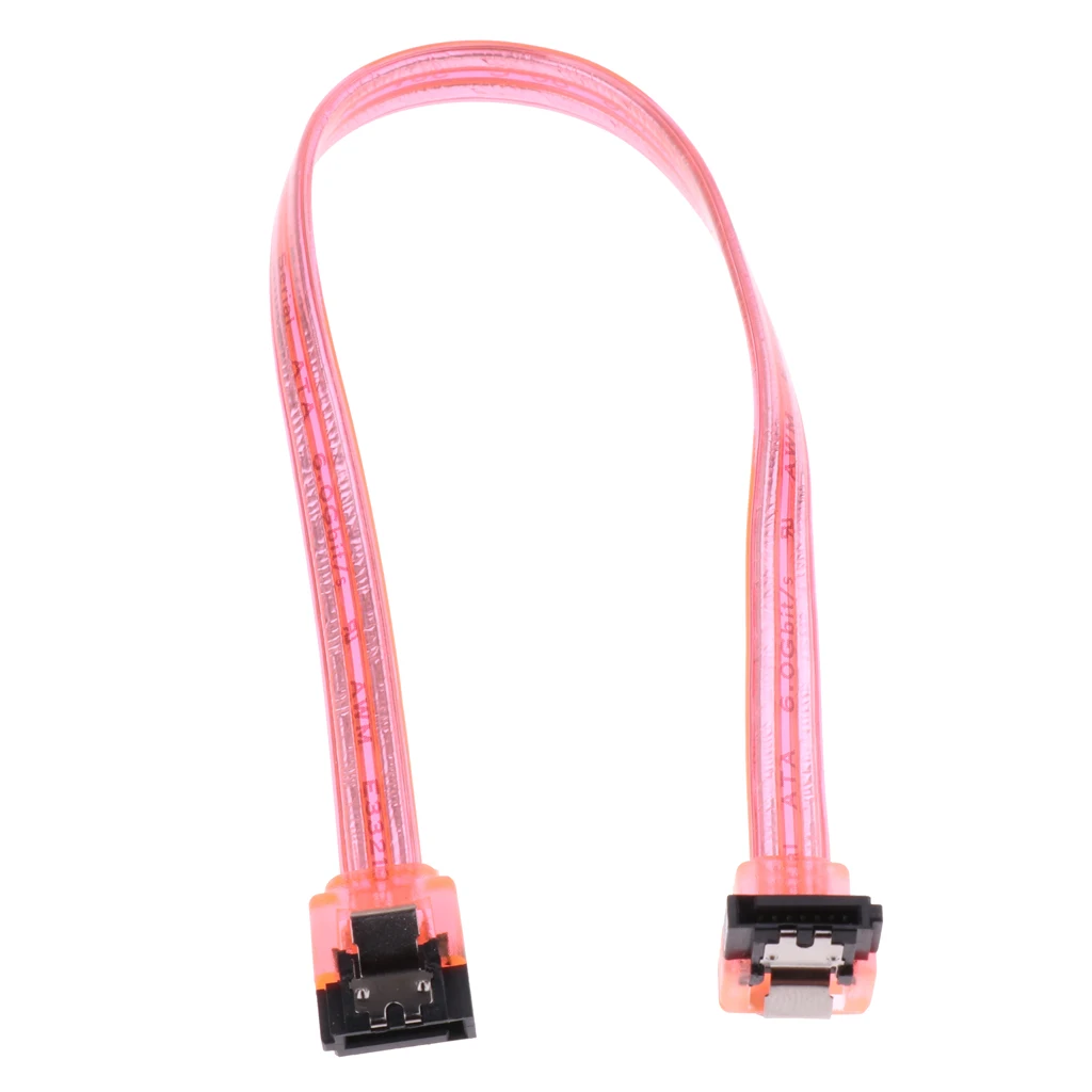 SATA Cable III 6Gbps HDD SDD Data Cable with Locking Latch 10 Inch for SATA HDD, SSD, CD Driver, CD Writer Pink SATA Cable III 6Gbps HDD SDD Data Cable with Locking Latch 10 Inch for SATA HDD, SSD, CD Driver, CD Writer Pink