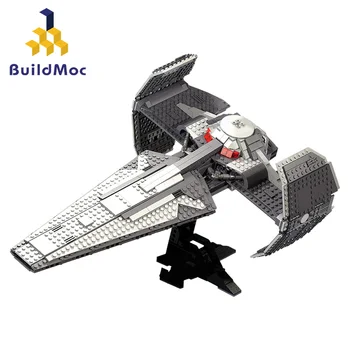 

new MOC-4265 Buildmoc star Spacecraft Starship Space Wars Awakens Figures Falcon Building Block Brick Gift Kid Toy