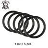 5pcs/lot Black Piston Head O Ring Rubber Fit AEG Airsoft Gearbox For Hunting Paintball Accessories ► Photo 3/4