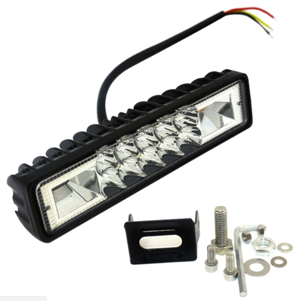 

Car Work Light 48W Strobe LED Super Bright Bar For Jeep SUV Moto G3L2 Offroad 4X4 ATV Lamps Exterior Parts Bulbs