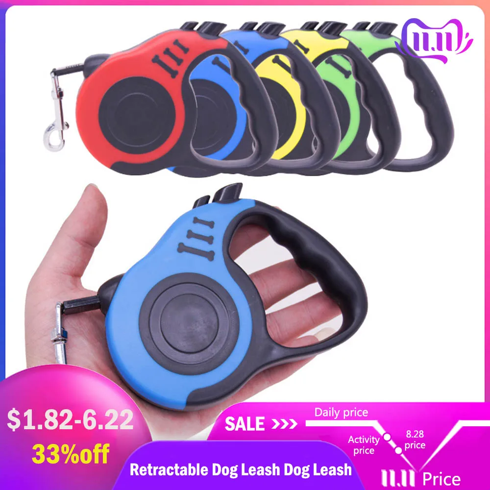 

Retractable Dog Leash Automatic Dog Puppy Leash Rope Pet Running Walking Extending Lead For Small Medium Dogs Pet Products