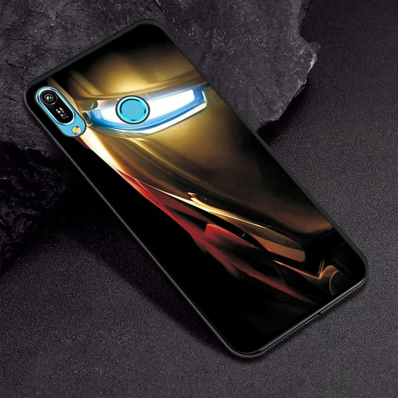 TPUBLK631 Чехол для телефона с изображением Мстителей для huawei Honor 8A 8C 8 S, чехол-Бампер для huawei Y5 Y7 Y9 Y6, черный чехол из ТПУ для huawei Honor 8X - Цвет: TPUBLK631
