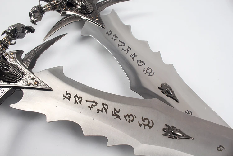Cos WOW Arthas Menethil sword Frostmourne сплав литье крутое Ремесло быть подарком игрушки для взрослых 108 см/120 см 2,5 кг/5 кг домашний декор