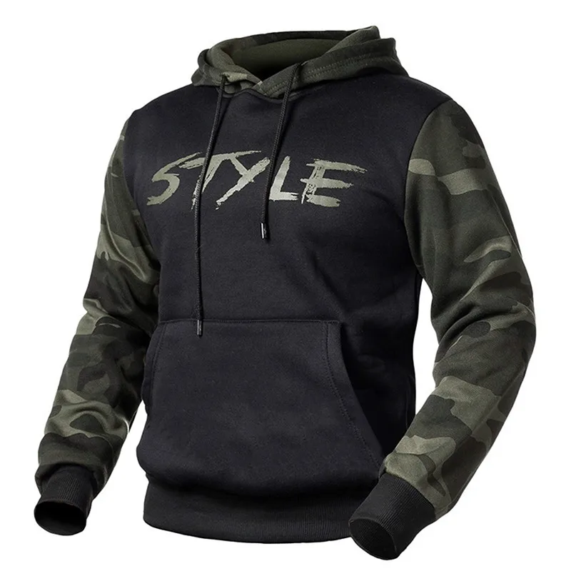  Tactical Men's Camouflage Hoodies Spring Autumn Casual Pullover Fleece Hooded Sweatshirt Male Milit