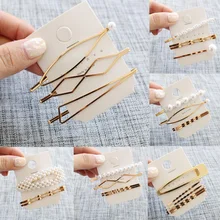Korean Style 3Pcs/Set Pearl Metal Women Girls Hair Clip Bobby Pin Barrette Hairpin Beauty Hair Styling Tools Hair Accessories Korean Style 3Pcs/Set Pearl Metal Women Girls Hair Clip Bobby Pin Barrette Hairpin Beauty Hair Styling Tools Hair Accessories