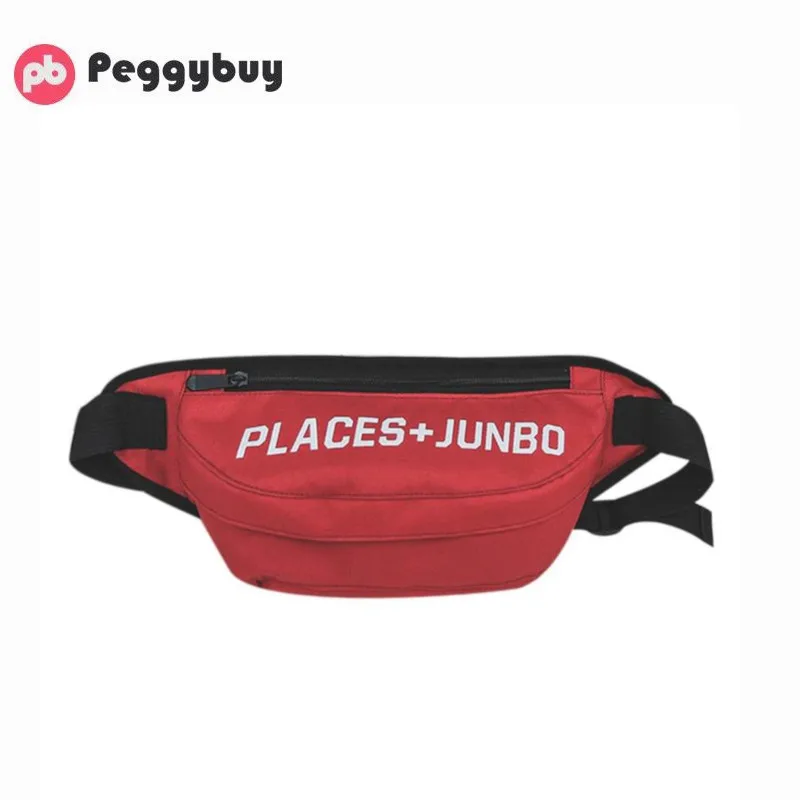 

Casual Sports Unisex Fanny Waist Pack Hit Color Chest Crossbody Bag Purse Unisex Oxford Cloth Phone Pouch Travel Street Style