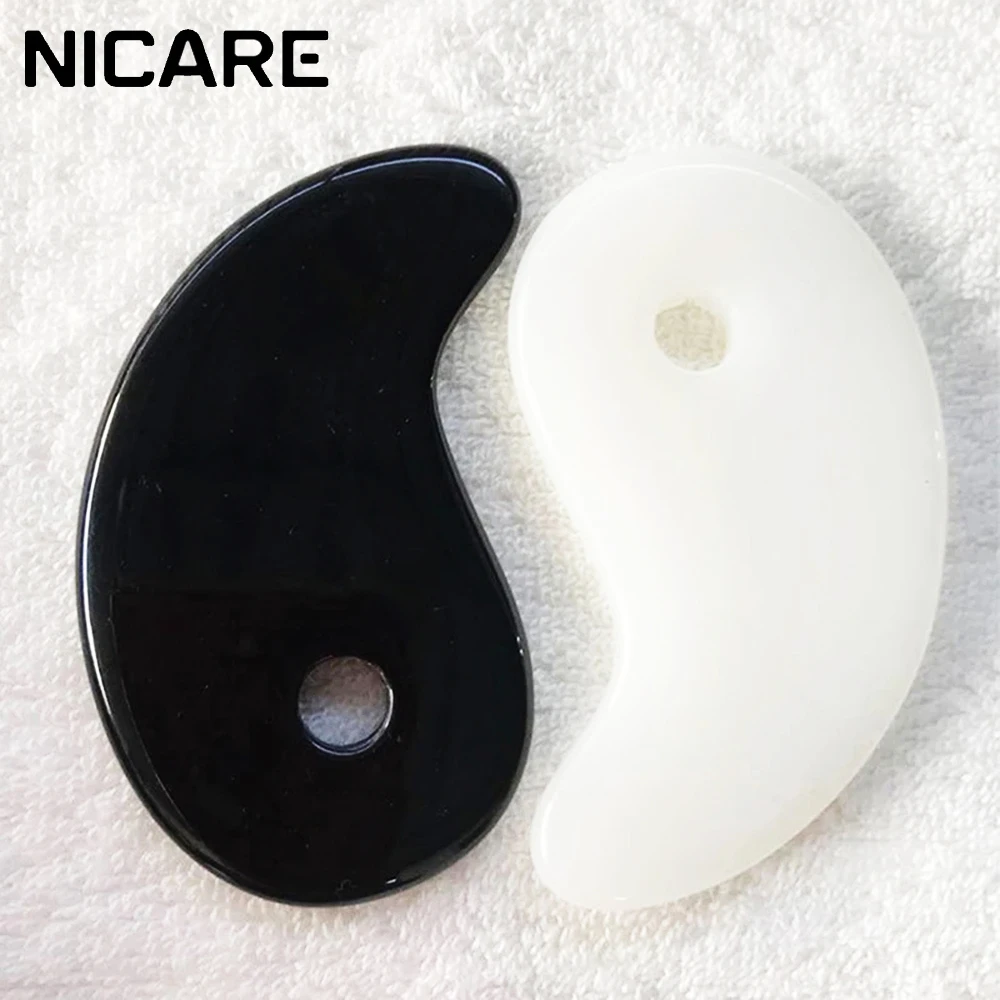 

NICARE 1PC Beeswax Guasha Massage Scraper Body Massager Pain Relief Acupuncture Gua Sha Board Acupoint Facial SPA Massage Tool