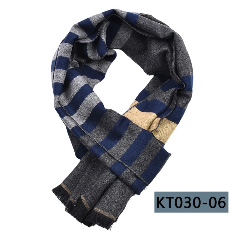 Новейшие модные мужские зимние осенние шарфы, повседневный мужской теплый шарф, роскошный галстук, мужской высококачественный длинный шейный платок 180*30 см