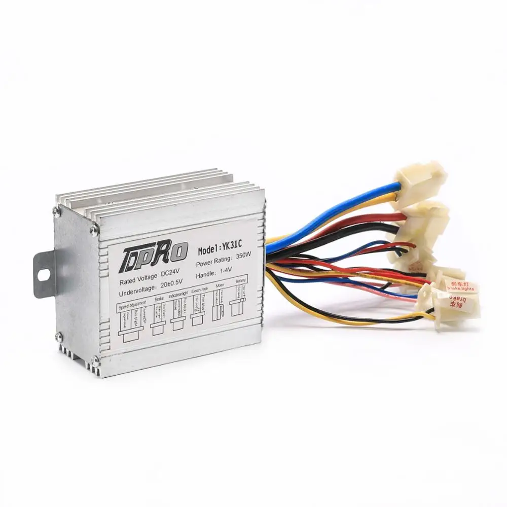 

DC 24V 350W Motor Speed Controller Module For Electric Scooter Go Kart E-Bike