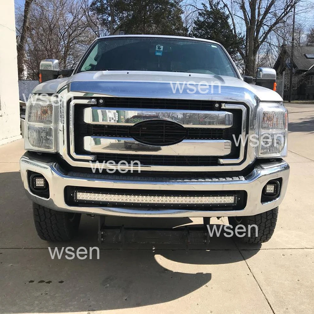 Для Ford F 250/F 350/F 450 Super Duty 2011 2016 ниже Скрытая бампер решетка 42 дюймов изогнутый