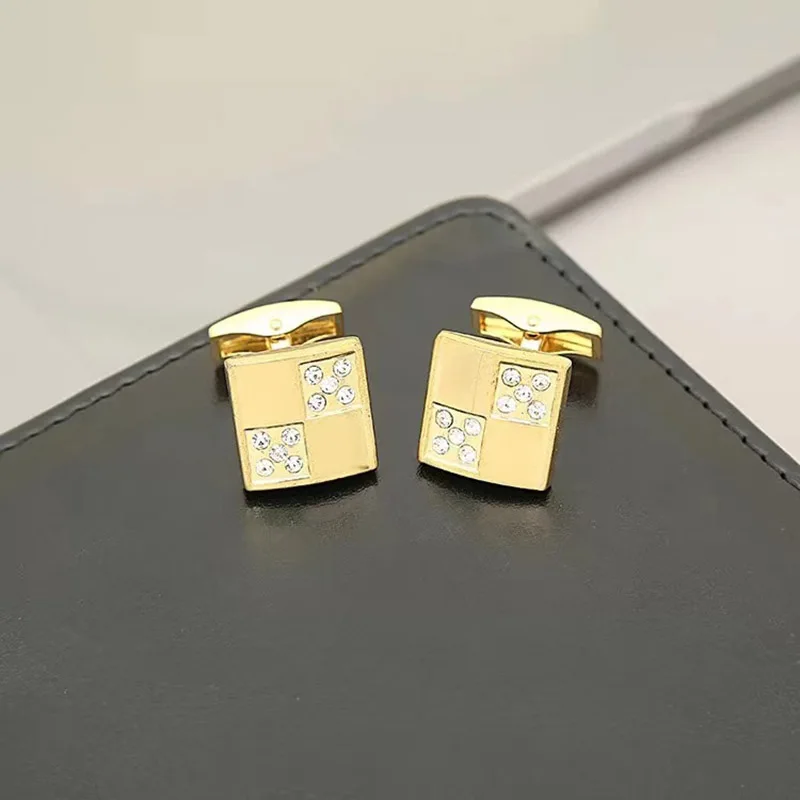 Luxury Men Watch Set Fashion High Quality Quatrz Watches Golden cufflinks Signature Pen 3Pcs Sets Gifts For Men Father With Box