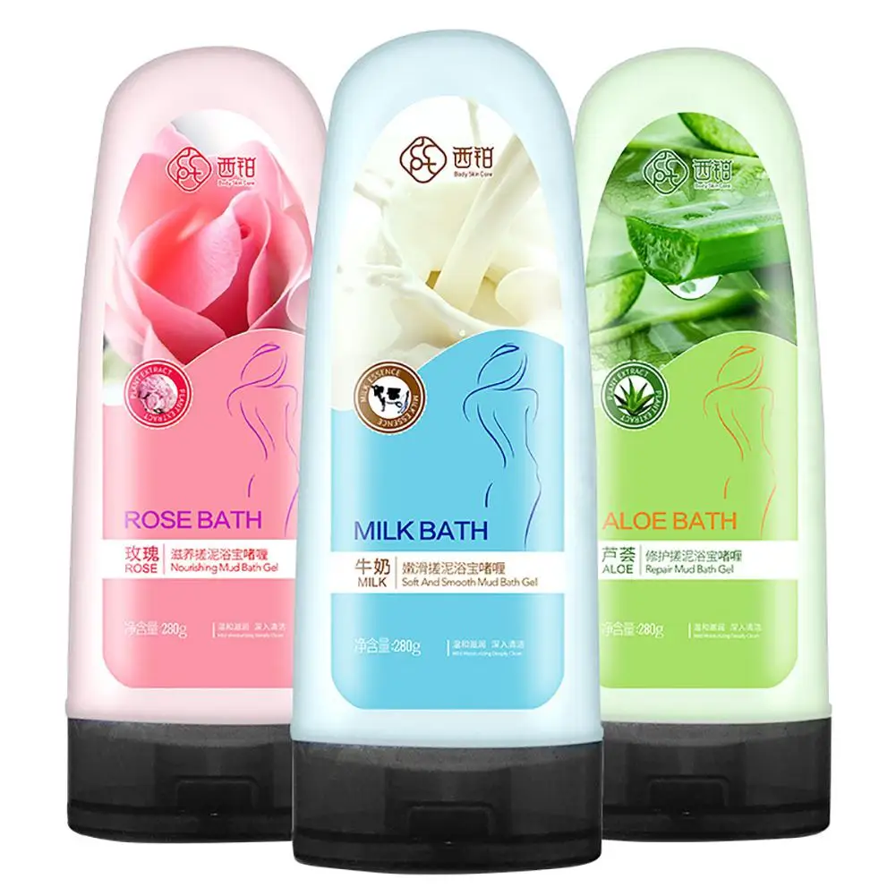 Bath Gels Body Scrub Dead Exfoliating Shower Gel Body Whitening Bath Scrub Gel Beauty Product