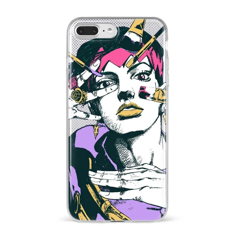 iphone 7 case JOJO’S BIZARRE ADVENTURE OVER HEAVEN JoJo Anime phone accessories Case Cover Shell For  iPhone XR MAX X 8 7 Plus 6 11 12Mini Pro iphone 7 wallet case