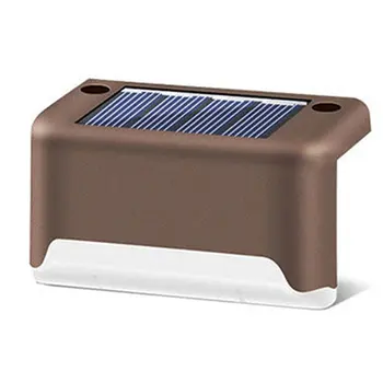 

16 solar deck lights solar pedal lights outdoor waterproof LED solar fence lights suitable for courtyard stairs garden path