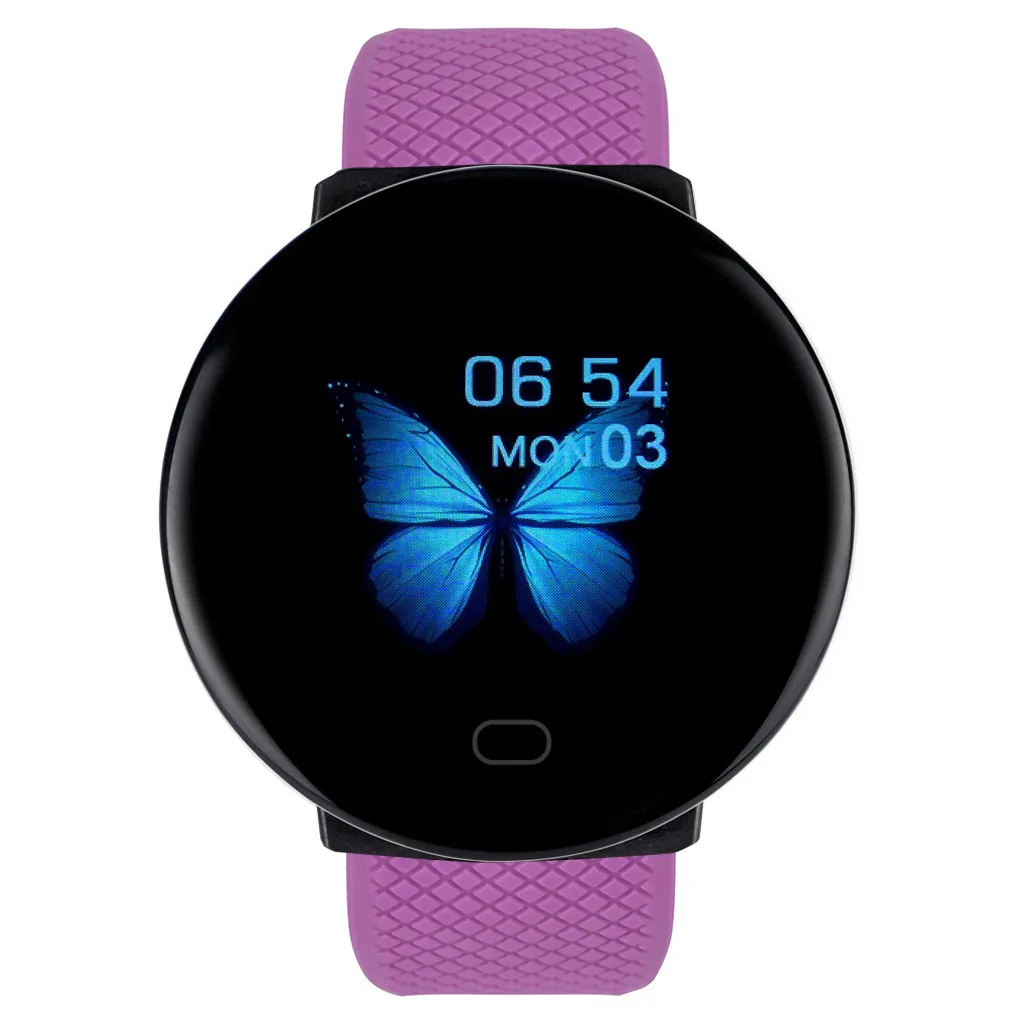 D19 Smart Watch Women Men Smartwatch Quality IP65 Waterproof Blood Pressure Heart Rate FitnessTracker sports Smartwatch  20J24