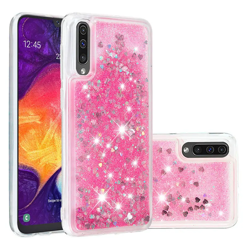

Silicon Case For Samsung Galaxy A50 Quicksand Phone Case For Samsung Galaxy A 50 A50S A30S Luxury Shockproof Protection Cover