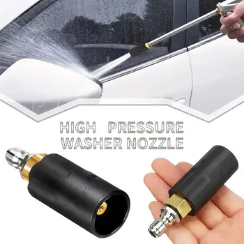 

Auto Tool High Pressure Washer Nozzle Tips Brass Connector Attachment Adjustable Spraying Way Car Washing